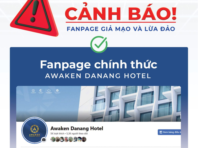 Danh sách một số khách sạn và khu nghỉ dưỡng bị mạo danh